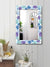 999Store Printed Mirror for washbasin Mirrors for Bathroom Decorative Periwinkle Flower and Tree washroom Bathroom Mirror