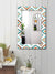 999Store Printed Small Mirror for Decoration wash Basin Mirror for Home Multi Color Abstract Box washroom Bathroom Mirror