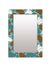 999Store Printed Wall Mirrors for Home Decor Mirror Decorative Items Blue Abstract washroom Bathroom Mirror