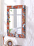 999Store Printed Mirror for Bathroom Wall Small Hanging Mirror Orange Birds washroom Bathroom Mirror