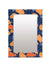 999Store Printed Mirror Bathroom Mirror Small Decorative Mirrors for Wall Blue Abstract washroom Bathroom Mirror