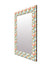 999Store Printed Mirror for Vanity washbasin Mirror Circle Rose washroom Bathroom Mirror