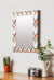 999Store Printed Bedroom Accessories for Home Decoration Mirror Rose Flower washroom Bathroom Mirror