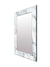 999Store Printed Wall Decor Mirror for Living Room Mirror for washbasin White Marvel washroom Bathroom Mirror