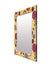 999Store Printed Wall Mirror with Frame Small Mirrors for Art Work Yellow Floral Art washroom Bathroom Mirror