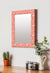 999Store Printed Wall Mirrors for Home Decor Dressing Mirror Orange Birds washroom Bathroom Mirror