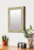 999Store Printed Bedroom mirrorr Glass Mirror for wash Basin Multi Game Trick Art washroom Bathroom Mirror