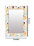 999Store Printed Mirror for washbasin Bath Mirror Multi Leaves Flower washroom Bathroom Mirror