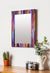 999Store Printed Mirrors for Bathroom Wall Mount Mirror Blue Abstract washroom Bathroom Mirror