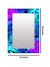 999Store Printed Small Mirror for Wall Mirror for Bathroom Wall blue3D Polygon Marvel washroom Bathroom Mirror