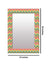 999Store Printed Stylish Mirror washroom Mirrors for Wall Multi Color Zig zag washroom Bathroom Mirror