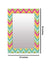 999Store Printed Mirror for Wall Decoration Living Room Wall Mirrors for Bedroom Zig zag washroom Bathroom Mirror