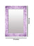 999Store Printed Small Mirror Bathroom Wall Wall Mirror Home Decor Violet Floral washroom Bathroom Mirror