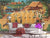 999Store 3D Beautiful Village and Buddha Bhikshu Mural Wallpapers for Walls ,Wallpaper1040