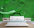 999Store 3D Green Elephant Head Mural Wallpaper for Wall ,Wallpaper1118