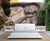 999Store 3D Gery Meditating Buddha Mural Wallpaper ,Wallpaper1143