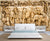 999Store 3D Golden Trees and Elephants Mural Wallpaper ,Wallpaper1147