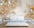 999Store 3D Golden and White Flowers Wallpaper ,Wallpaper411