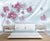 999Store 3D Violet Flowers Branch Wallpaper ,Wallpaper418