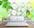 999Store 3D Green Leaves and Butterflies Wallpaper ,Wallpaper450