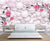 999Store 3D Pink Roses and White Pearls Wallpaper ,Wallpaper472