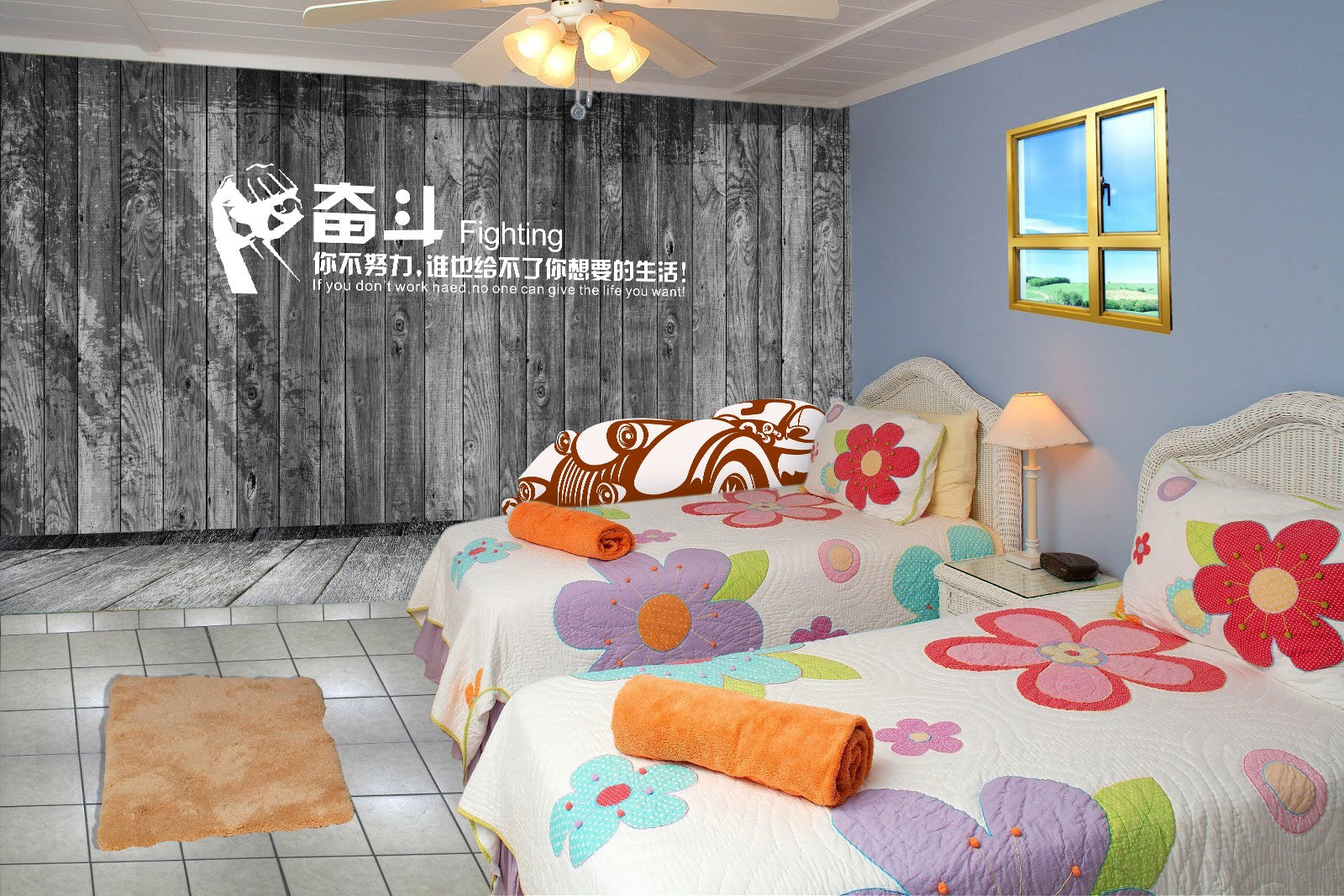 999Store 3D Black and White Wooden Panel Wallpaper ,Wallpaper698 999Store
