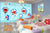 999Store 3D Doraemon Kids Room Wallpaper ,Wallpaper736