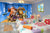 999Store 3D Blue Sky and dablu bablu with Friends Kids Room Wallpaper ,Wallpaper737